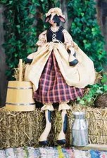 "The Milk Maid" Cloth Doll Pattern by Susan Backlund