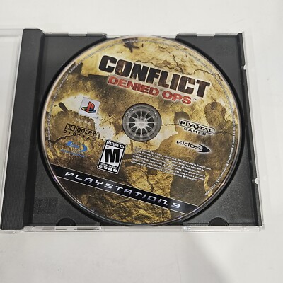Conflict: Denied Ops PS3 (Sony PlayStation 3, 2008) Disc Only