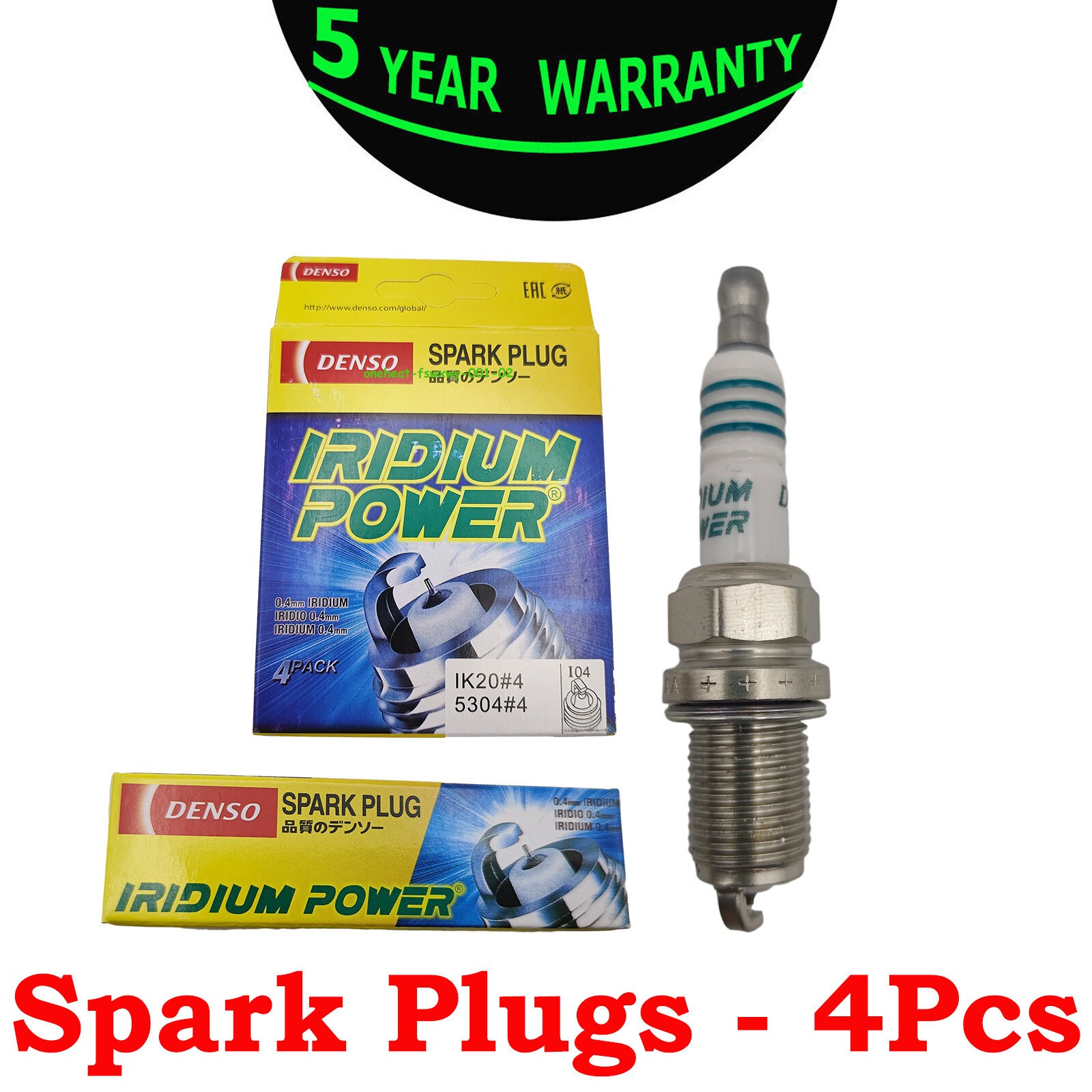 4Pcs For denso IK20 5304 Iridium Power Spark Plugs for VW Nissan Audi Pontiac