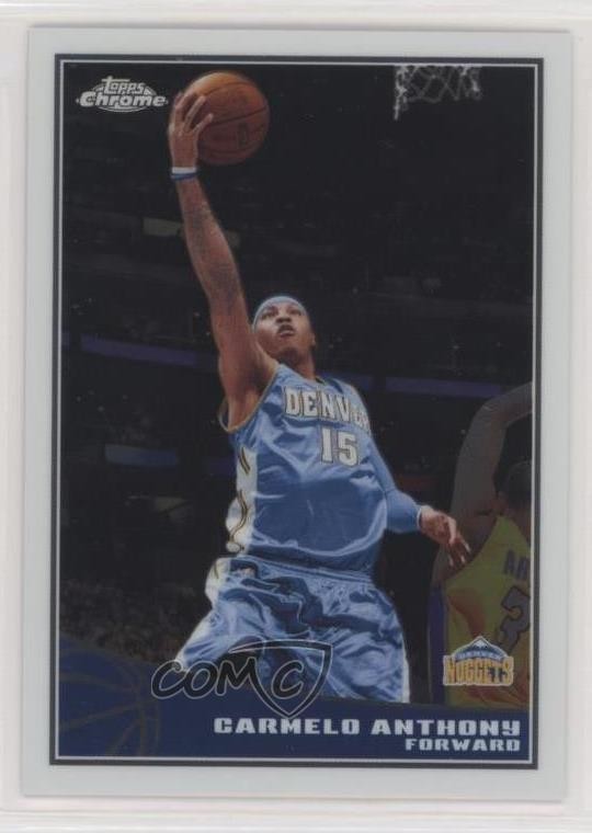 2009-10 Topps Chrome 279/999 Carmelo Anthony #25 HOF 8f4