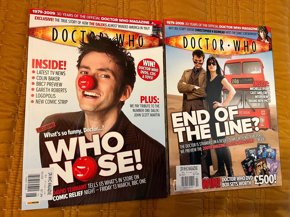 Doctor Who Magazine Lot Of 10 Issues David Tennant era - Image 4 of 4