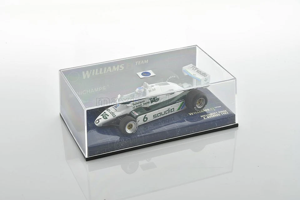 F1 WILLIAMS FW08 ROSBERG World Champion 1982 1/43 MINICHAMPS 430820006 - Image 4 of 4