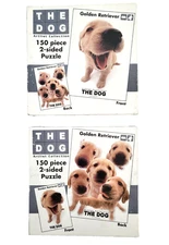 The Dog Jigsaw Puzzle Golden Retriever Pups Artlist Collection 150 Piece 2-Sided