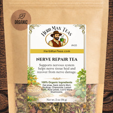 Nerve Repair Tea with Lion's Mane Mushrooms - to restore damaged nerves
