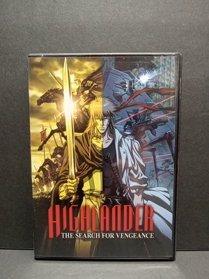 Highlander The Search for Vengeance (DVD Region 1, 2006) Anime Movie Manga