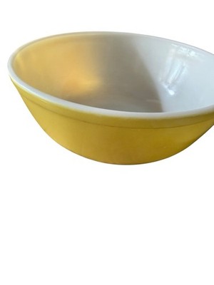 Vintage gelbe Pyrex Rührschüssel 26 cm sehr guter Zustand