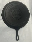 Griswold Cast Iron Skillet Griddle Large Block Logo #109 202 (spins)