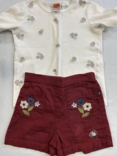 Vintage Mckids 2 Pc Set Shirt And Shorts Size 4
