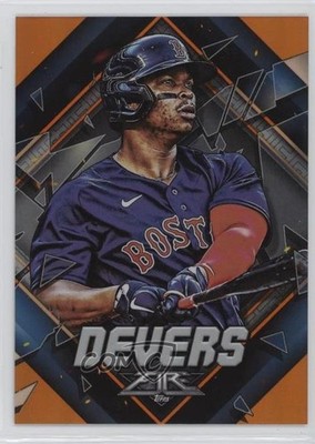 2022 Topps Fire Orange 54/299 Rafael Devers #11 0r4