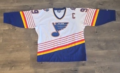 Vintage STARTER Wayne Gretzky St. Louis Blues  Jersey  Excellent Shape XL Dirty