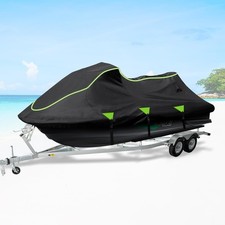 Jet Ski Cover, 115"-120" 1or 3-Seater Watercrafts, Compatible with S 115-120"