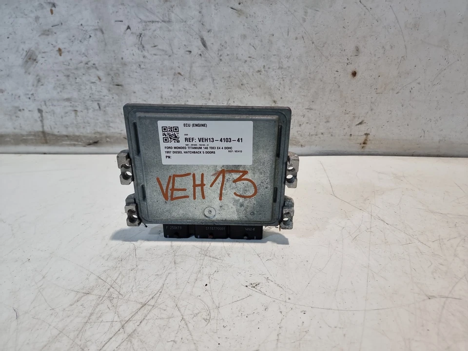 Ford Mondeo Engine Control Unit ECU 2.0 2009 MK3 Pre-Facelift OEM 7G91-12A650-UH - Image 2 of 4