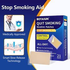 Quit Smoking Nicotine Patches, 21 Patches, Step -1 Stop Smoking Aids Patches
