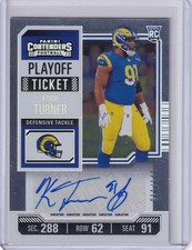 Kobie Turner 2023 Panini Contenders Variation Playoff Ticket Rc Auto (11/149)