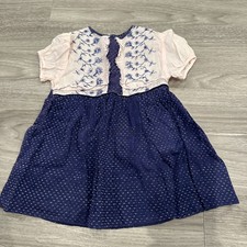 Vtg 50s Nanette Originals Toddler Girls Dress