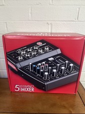Harbinger L502 5 Channel Compact Pre-Amp Audio Mixer - NEW IN BOX NOS