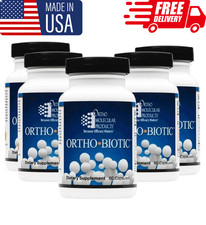 pack of 5 ORTHO BIOTIC 60 CAPSULES Digestive  Gut Health Support