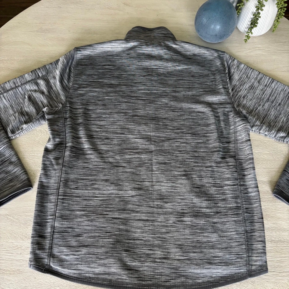 Pittsburgh Steelers Gray Pullover Jacket Quarter Zip NFL Football Mens Sz L - Image 3 of 4