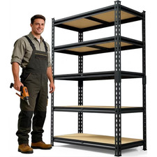 Xiweot Garage Storage Shelving Unit, Heavy Duty 5-Tier Adjustable Metal Shelves