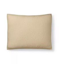 Lauren Ralph Lauren Wiley Quilted Jacquard Cotton Standard Sham Tan MSRP 60