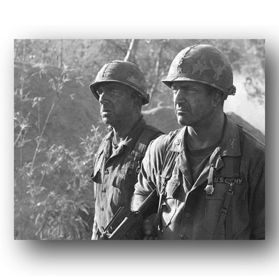 Sam Elliott, Mel Gibson Photo 8x10 We Were Soldiers 2002 Paramount Pictures