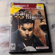 Dead to Rights GH /  PS2 Playstation 2 / Missing Manual / Scratched
