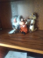 Disney Store Lion King Bean Bag Plush Set Of Three With Tags