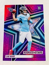 2025 Panini Rookies And Stars Cam Ward Purple /999 Titans RC