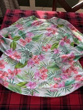 Hurley Women's Long Sleeve Surf Tee Shirt UPF 50+ Sun Protection Large Floral