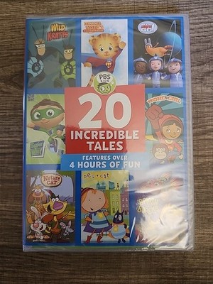 *BRAND NEW* PBS Kids: 20 Incredible Tales DVD Arthur Caillou Odd Squad Wordgirl