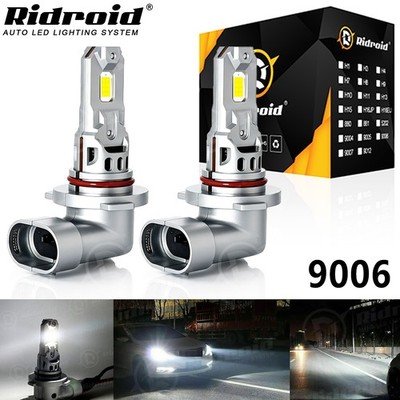RIDROID 9006 LED Headlight Bulb Conversion Kit Low Beam White Super Bright 6500K