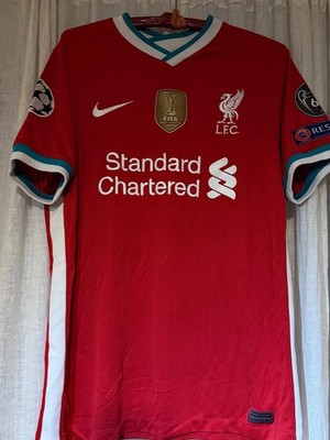 LIVERPOOL 2020-2021 FOOTBALL SOCCER MEN SHIRT JERSEY HOME NIKE SIZE M FIFA UEFA