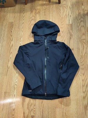 Outdoor Research Mithril Ventia Waterproof Softshell Jacket Mens XS Gray 