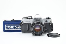 Excellent  Canon AE-1 35mm SLR Film Camera w/ 50mm f/1.8 Lens 28149