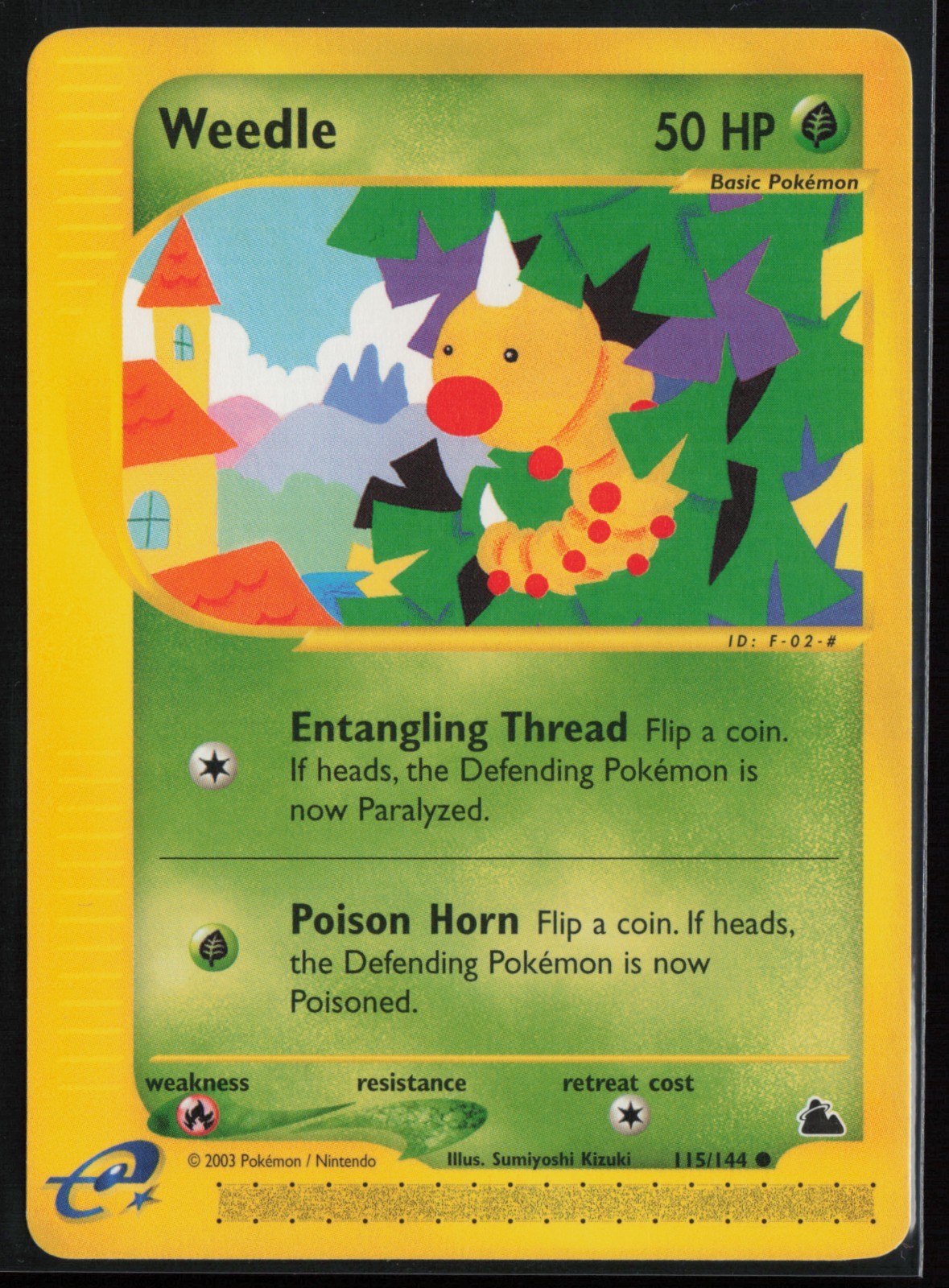 Weedle - 115/144 - Common - NM - Skyridge