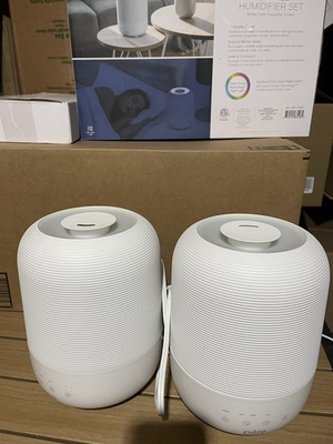 #ad Pre Owned Pure Enrichment Hume Sense Top Fill Humidifier 2 Pack $49.99