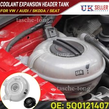 For Audi VW Golf MK7 GTI R GTD Coolant Expansion Tank Bottle & Cap 5Q0121407