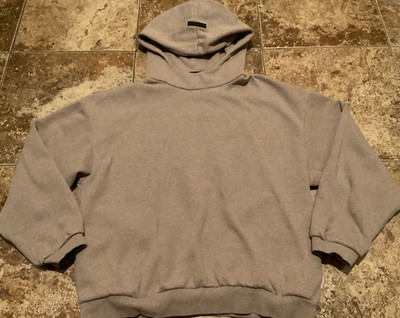 FOG ESSENTIALS FEAR OF GOD PULLOVER HOODIE 090233 ( MENS XL ) SAND PREOWNED