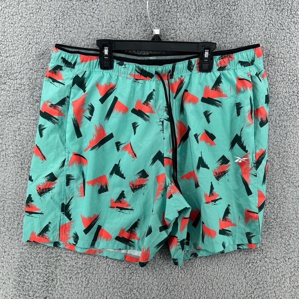 Reebok Graphic Speed 2.0 Shorts Men's Sz Large New!