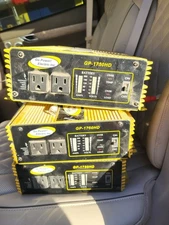 Lot Of 3 Go Power 1750W Power Inverters 