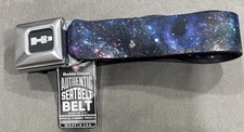 HUMMER H3 Galaxy Stars Seatbelt Adjustable BELT Buckle Belt Licensed (24”-38”)
