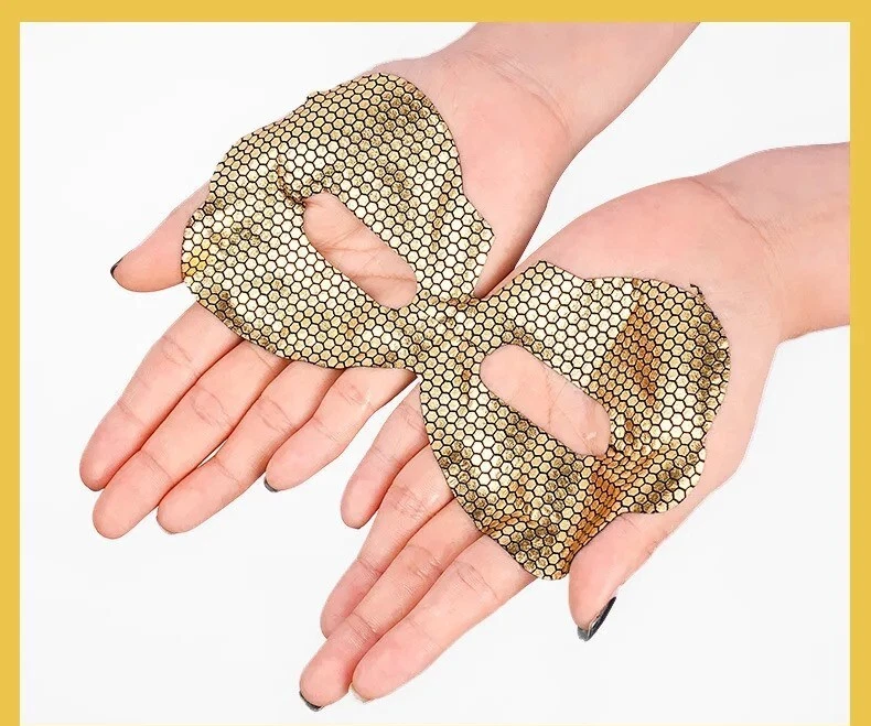 24k Gold Collagen Under Eye Gel Patches Masks - Anti Ageing Wrinkle Bag Remover - Image 4 of 4