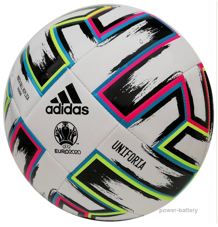 Adidas Uniforia Training EM EURO 2020 Ball Fußball Unifo Ball Weiss