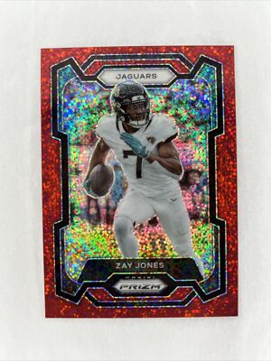 2023 Panini Prizm - Red Sparkle Prizm #141 Zay Jones | eBay