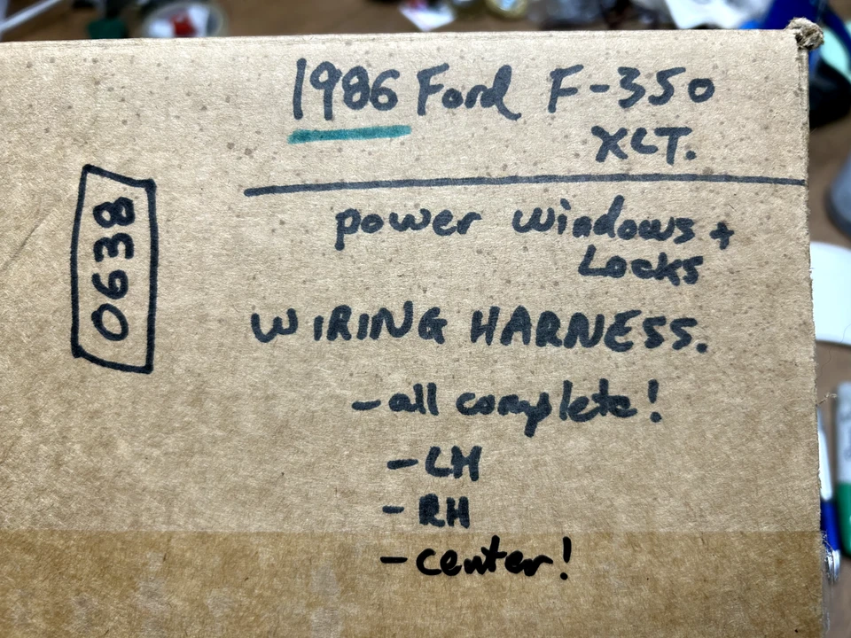 80-86 Ford F-150 - XLT Interruptor de cerradura y ventana de puerta eléctrica Arnés de cableado todo Foto 2 de 4