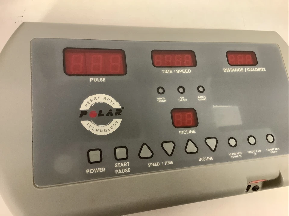 POLAR TREADMILL HEAD UNIT CONSOLE PART- W/ Safety Stop - Image 4 of 4