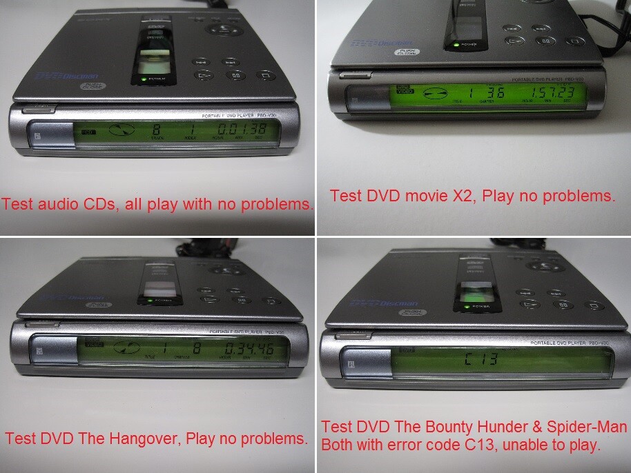 Rare Sony DVD Discman PBD-V30 Portable DVD Player with Rare Sony DVD Discman PBD-V30 Portable DVD Player with