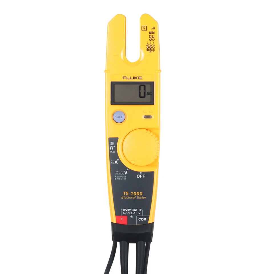 FLUKE T5-1000 1000 Voltage Current Electrical Tester Clamp Meter AC/DC Voltage - Image 2 of 4