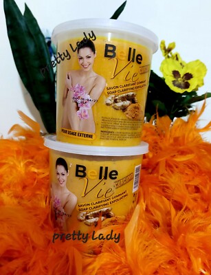  Kurkuma Belle Vie klärende Peelingseife 670g (groß)