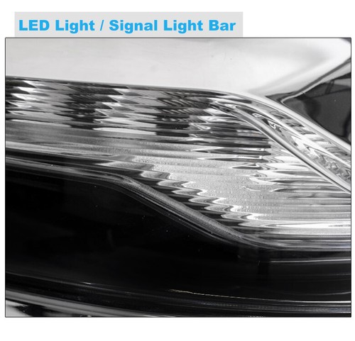 For 16 17 18 Chevy Silverado 1500 Full LED Projector Headlights Headlamps Chrome - 第 7/12 張圖片